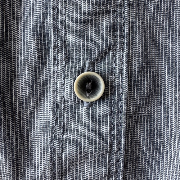 Cloudveil Men's Short Sleeve Button Up Casual Shirt Bluish-Gray Small Summer‎ - Picture 7 of 13